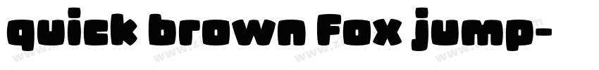quick brown fox jump字体转换 quick brown fox jump字体转换